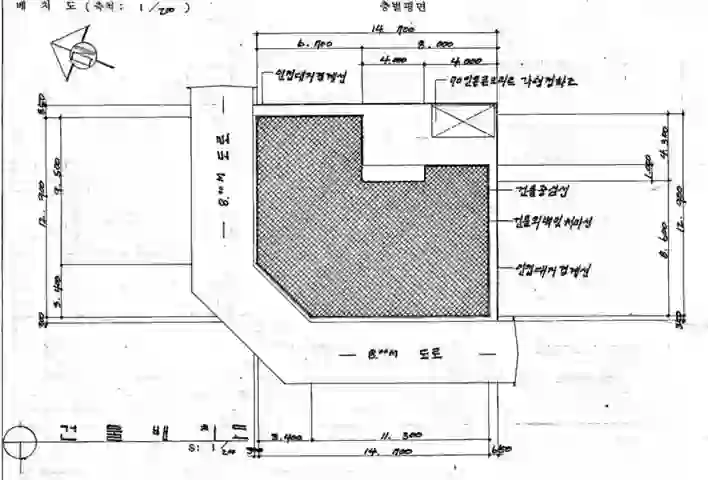 삼산동 1504-1 배치도 이미지